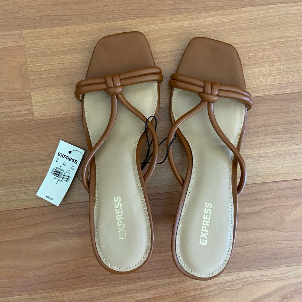 Express kitten heel sandals